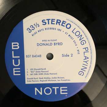 LP Donald Byrd: Byrd In Flight