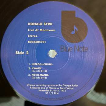 LP Donald Byrd: Cookin' With Blue Note At Montreux
