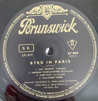 LP Donald Byrd Quintet: Parisian Thoroughfare (Byrd In Paris, Volume 2) LTD