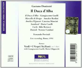 2CD Gaetano Donizetti: Il Duca D'Alba 