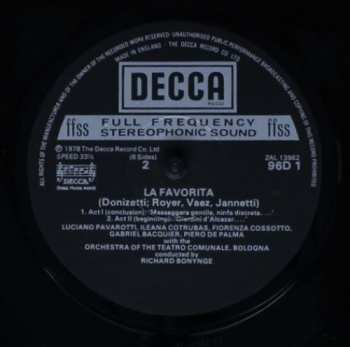 3LP/Doos Ileana Cotrubas: La Favorita