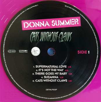 LP Donna Summer: Cats Without Claws CLR