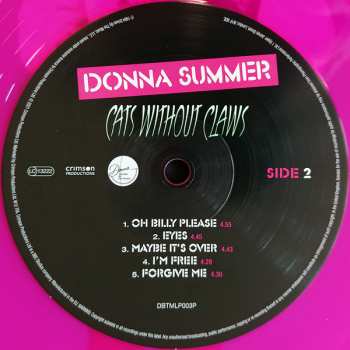LP Donna Summer: Cats Without Claws CLR