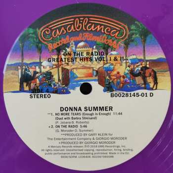 2LP Donna Summer: On The Radio: Greatest Hits Vol. I & II LTD | CLR