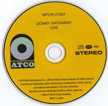 CD Donny Hathaway: Live LTD