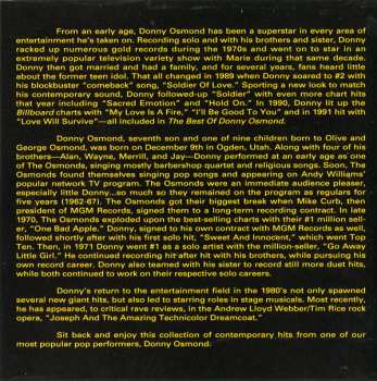 CD Donny Osmond:  Best of Donny Osmond