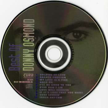 CD Donny Osmond:  Best of Donny Osmond