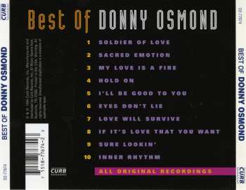 CD Donny Osmond:  Best of Donny Osmond