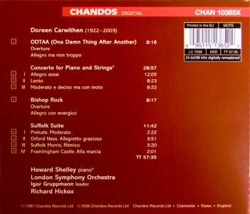 CD Doreen Carwithen: Concerto For Piano & Strings / Bishop Rock / ODTAA / Suffolk Suite