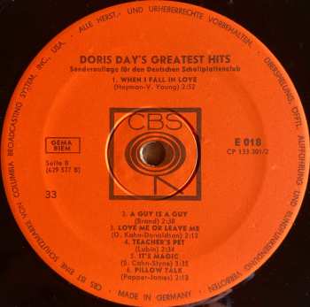 LP Doris Day: The Greatest Hits