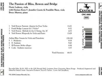 CD Doris Lederer: The Passion Of Bliss, Bowen And Bridge