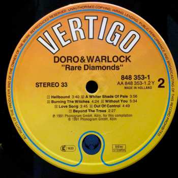 LP Doro: Rare Diamonds