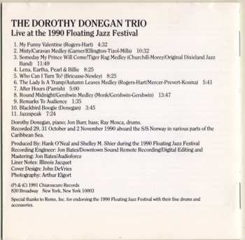 CD Dorothy Donegan: Live At The 1990 Floating Jazz Festival
