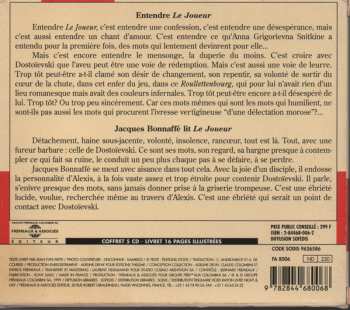 5CD/Doos Jacques Bonnaffé: Le Joueur