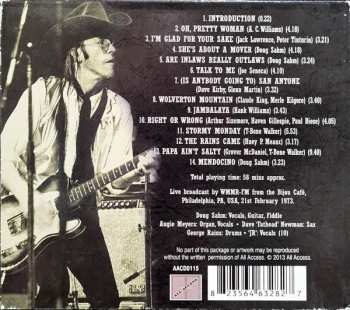 CD Doug Sahm & Band: Inlaws And Outlaws - 1973 Radio Broadcast