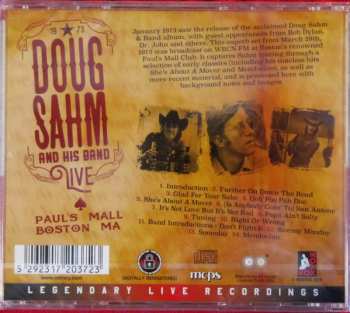 CD Doug Sahm & Band: Live Paul's Mall Boston. Ma 1973