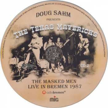 2CD Doug Sahm: Who Are These Masked Men ? & The Masked Men Live in Bremen 1987