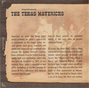 2CD Doug Sahm: Who Are These Masked Men ? & The Masked Men Live in Bremen 1987