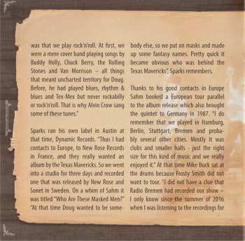 2CD Doug Sahm: Who Are These Masked Men ? & The Masked Men Live in Bremen 1987
