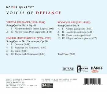 CD Dmitri Shostakovich: Voices Of Defiance