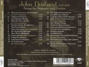 CD John Dowland: Songs For Soprano And Guitar 