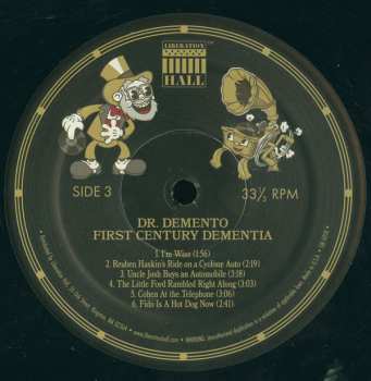 2LP Dr. Demento: First Century Dementia - The Oldest Novelty Records of All Time