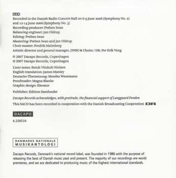SACD DR SymfoniOrkestret: Rued Langgaard: Symphonies 2 And 3