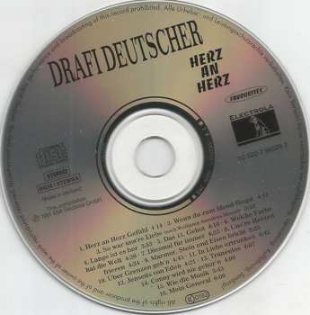 CD Drafi Deutscher: Herz An Herz