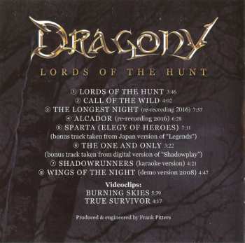 CD Dragony: Lords Of The Hunt