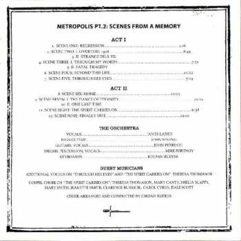 CD Dream Theater: Metropolis Pt. 2: Scenes From A Memory