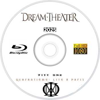 3CD/2Blu-ray Dream Theater: Quarantième: Live À Paris DIGI