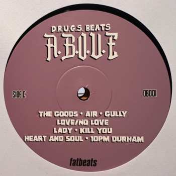 2LP D.R.U.G.S Beats: A.B.O.V.E