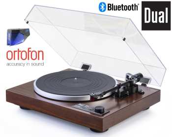 Audiotechnica DUAL CS 529 Walnut + Ortofon 2M BLUE (MM)
