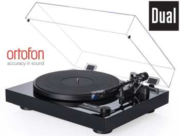 Audiotechnika DUAL CS 618Q High End Zwart Pianolak + Ortofon