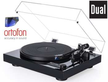 Audiotechnica DUAL CS 618Q High End Černý Piano lak + Ortofon 2M BLUE (MM)
