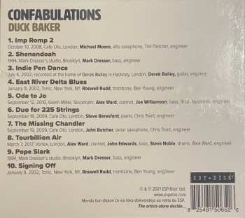 CD Duck Baker: Confabulations