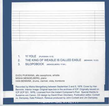 CD Han Bennink: Yi Yole