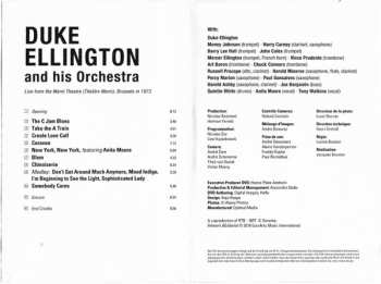 DVD Duke Ellington And His Orchestra: Live, Marni Hall, Brussels - 1973