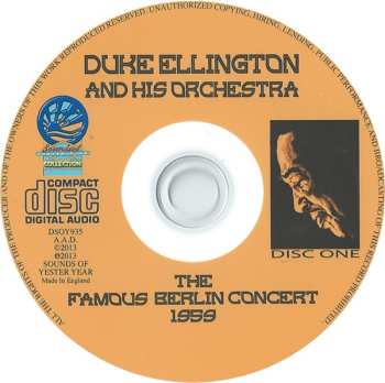 2CD Duke Ellington And His Orchestra: The Famous Berlin Concert 1959