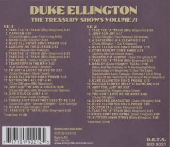 2CD Duke Ellington And His Orchestra: The Treasury Shows Vol.21