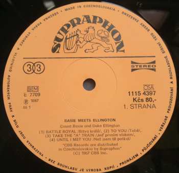 LP Duke Ellington: Basie Meets Ellington