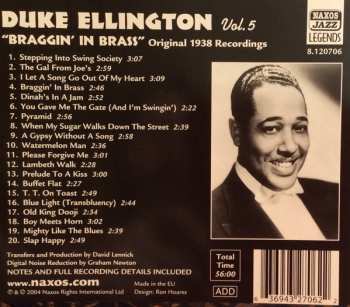 CD Duke Ellington: Braggin' In Brass (Classic Recordings Vol.5: 1938)