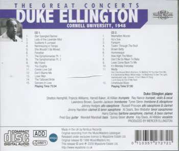 2CD Duke Ellington: The Great Concerts. Cornell University, 1948