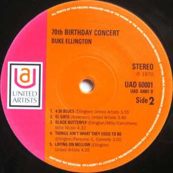 2LP Duke Ellington: Duke Ellington's 70th Birthday Concert LTD