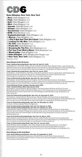 7CD/DVD/Doos Duke Ellington: The Duke Box 2