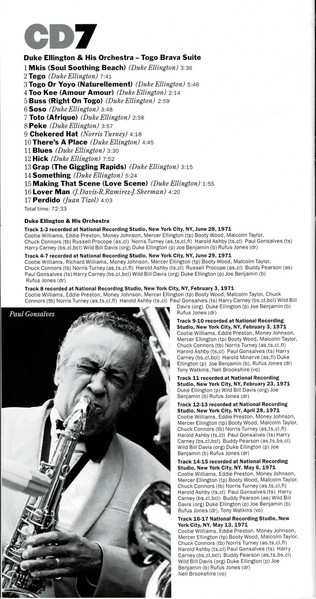 7CD/DVD/Doos Duke Ellington: The Duke Box 2