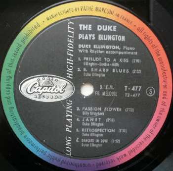 LP Duke Ellington: The Duke Plays Ellington
