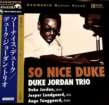 LP Duke Jordan Trio: So Nice Duke