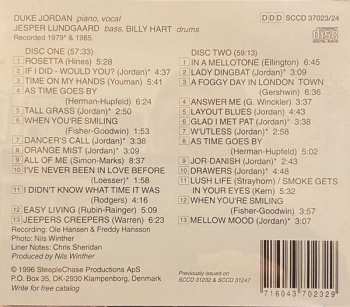 2CD Duke Jordan Trio: When You're Smiling