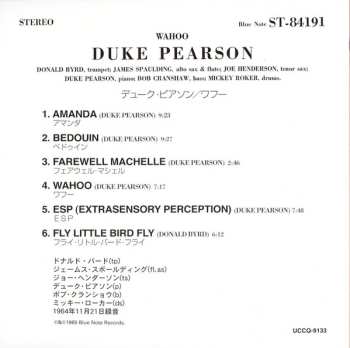 CD Duke Pearson: Wahoo! LTD
